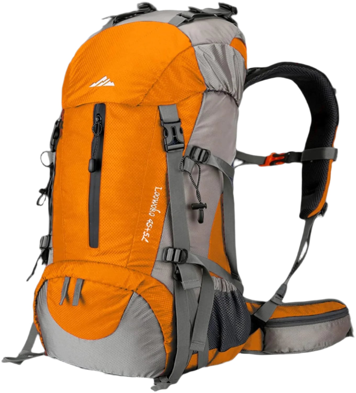 50L Hiking Backpack, Waterproof Camping Essentials Bag with Rain Cover, 45+5 Liter Lightweight Backpacking Back Pack