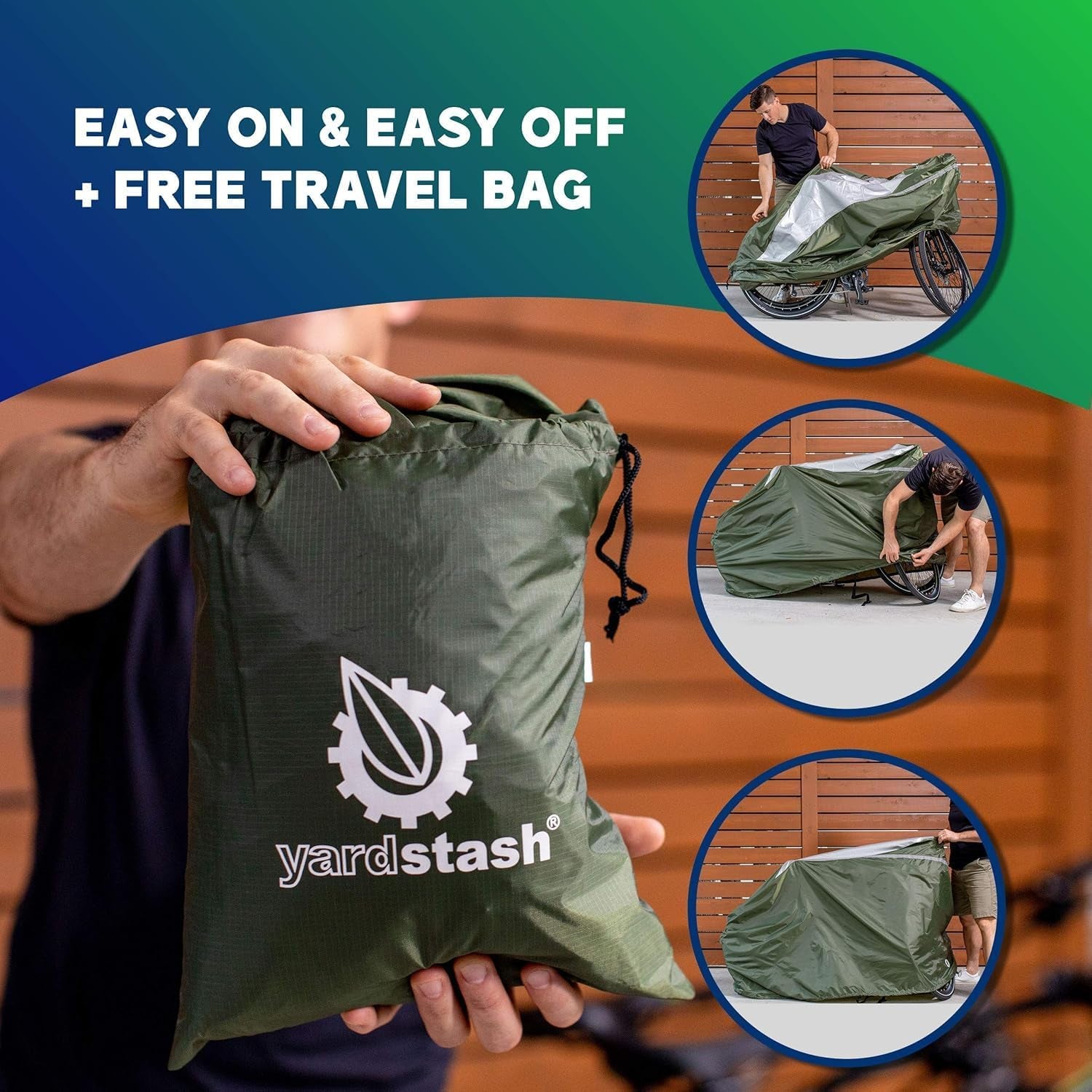 Bike Cover – Reflective Bicycle Covers for outside Storage - Waterproof & Weatherproof