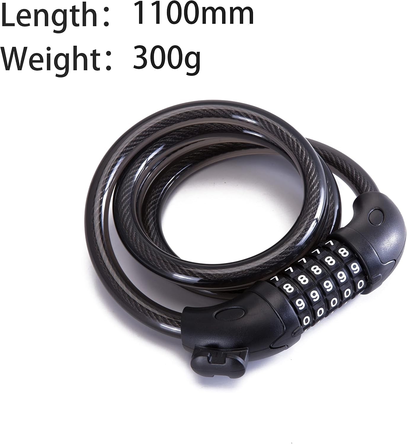 Secure Your Ride with the XZSUN 5-Digit Combination Bike Lock - Portable Steel Cable Lock for Ultimate Protection