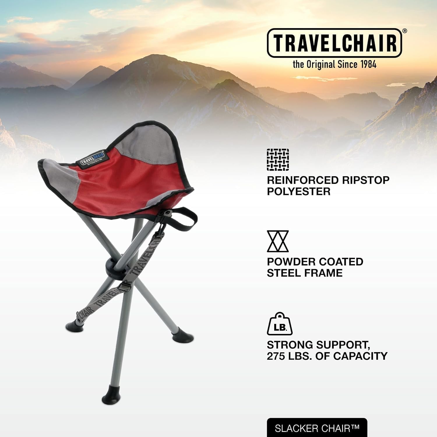 Ultimate Slacker Tripod Chair - Lightweight, Portable, and Stable for Your Outdoor Adventures in Vibrant Green