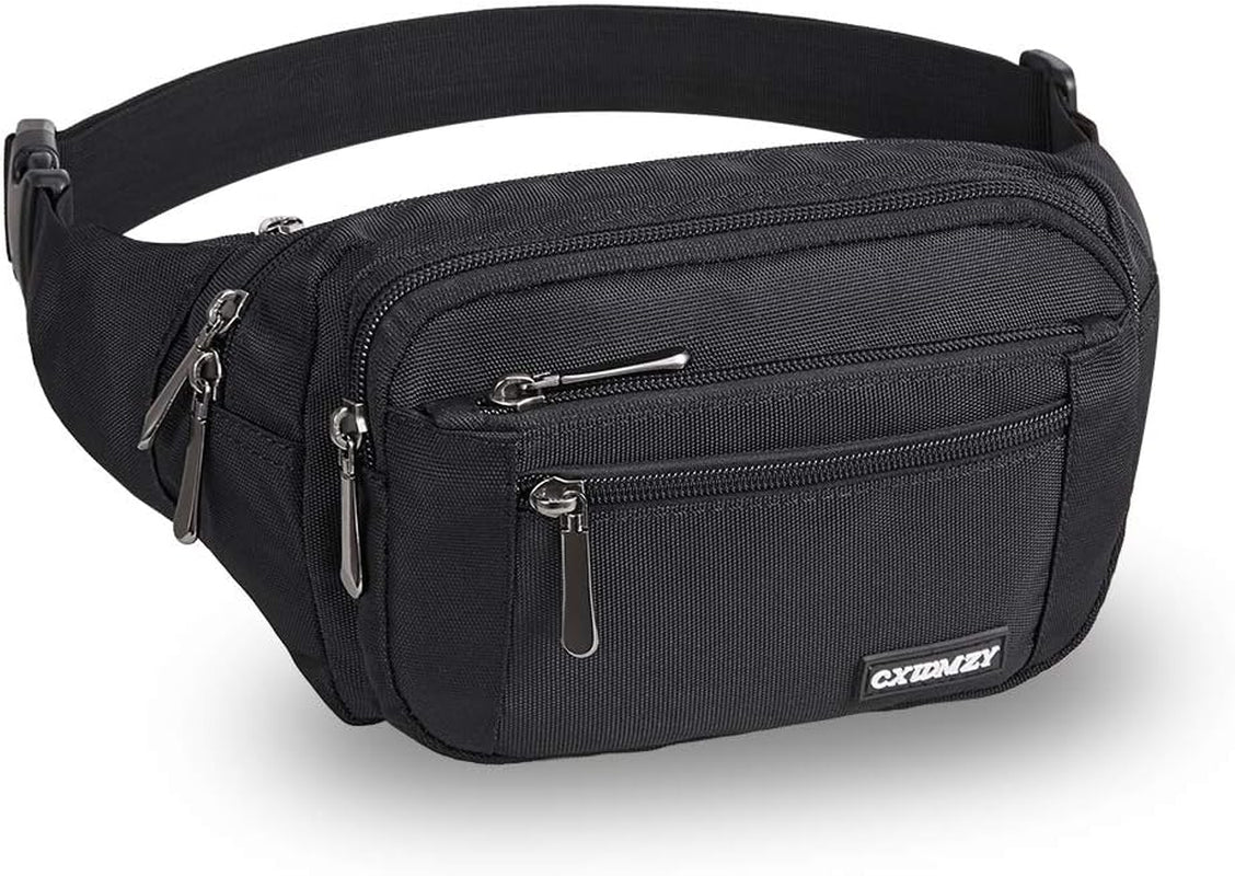 Versatile Waterproof Fanny Pack for Men and Women - Multi-Pocket Hip Bum Bag for Travel, Hiking, and Outdoor Adventures