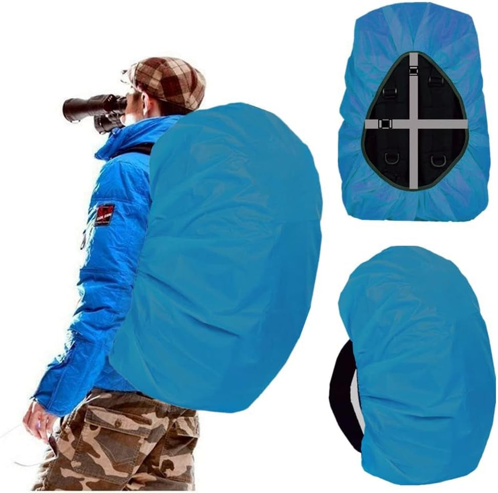 Waterproof Backpack Rain Cover, 12000Mm Ultra-Waterproof, Upgraded Ultra-Strong Multilayers, Antislip Buckle Strap