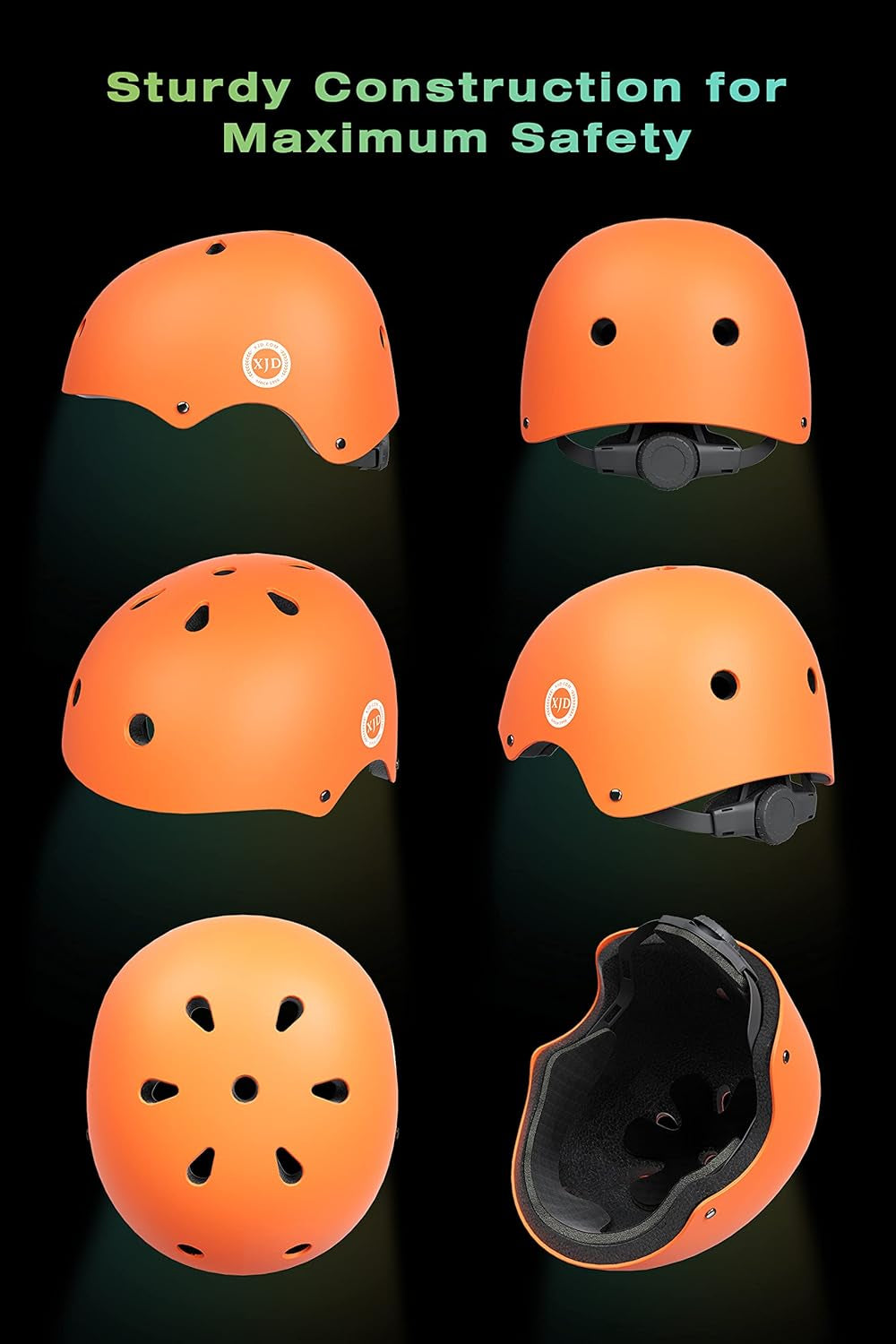 Kids Bike Helmet,Multi-Sport Protective Gear Set for 3-5-8-14 Years Boys Girls with Knee and Elbow Pads Wrist Guards Fit Roller Skates,Cycling,Skateboarding,Skating Scooter