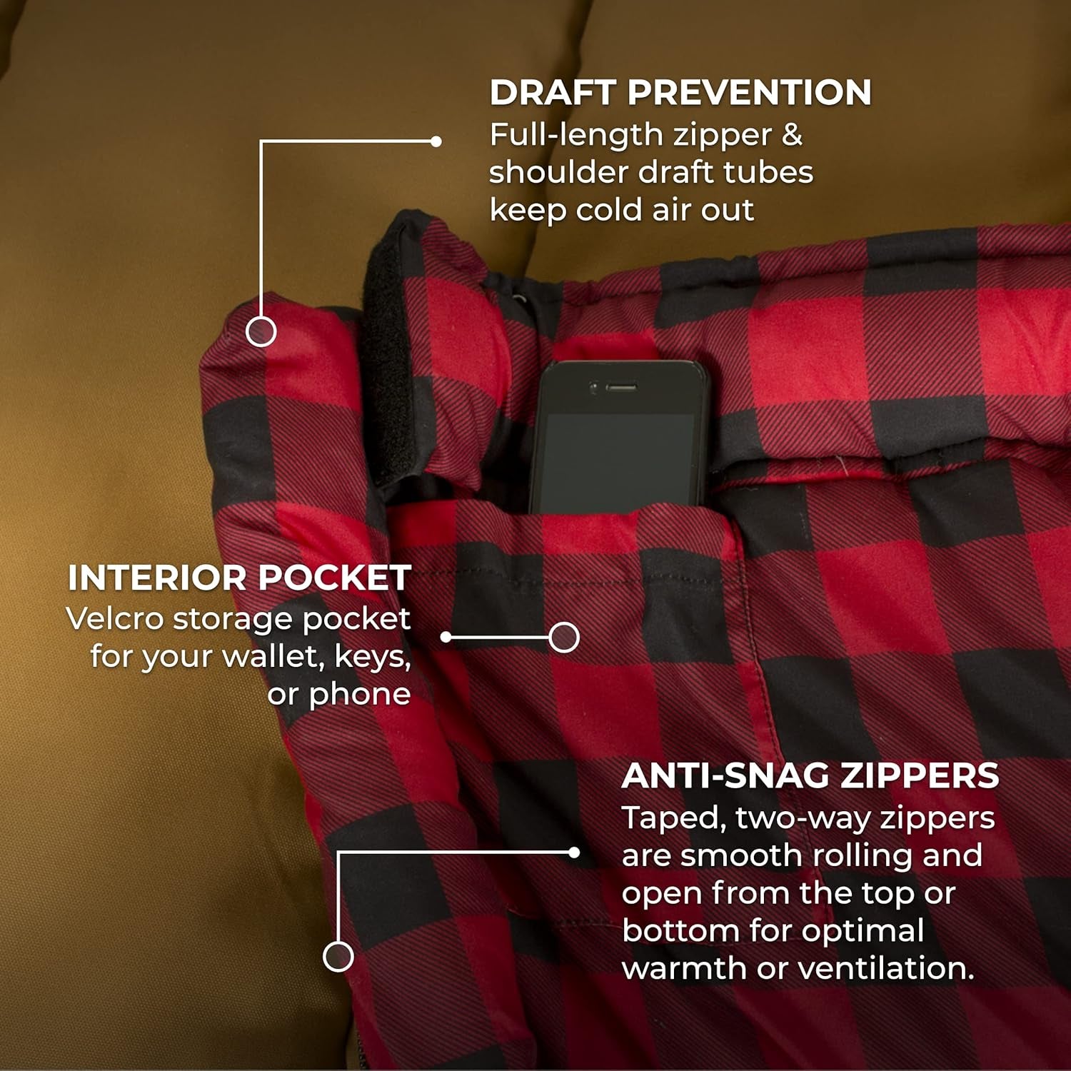 Experience Ultimate Comfort with the Deer Hunter -35F and 0F Degree Sleeping Bag: Perfect for Camping, Hunting, and Cold Weather Adventures