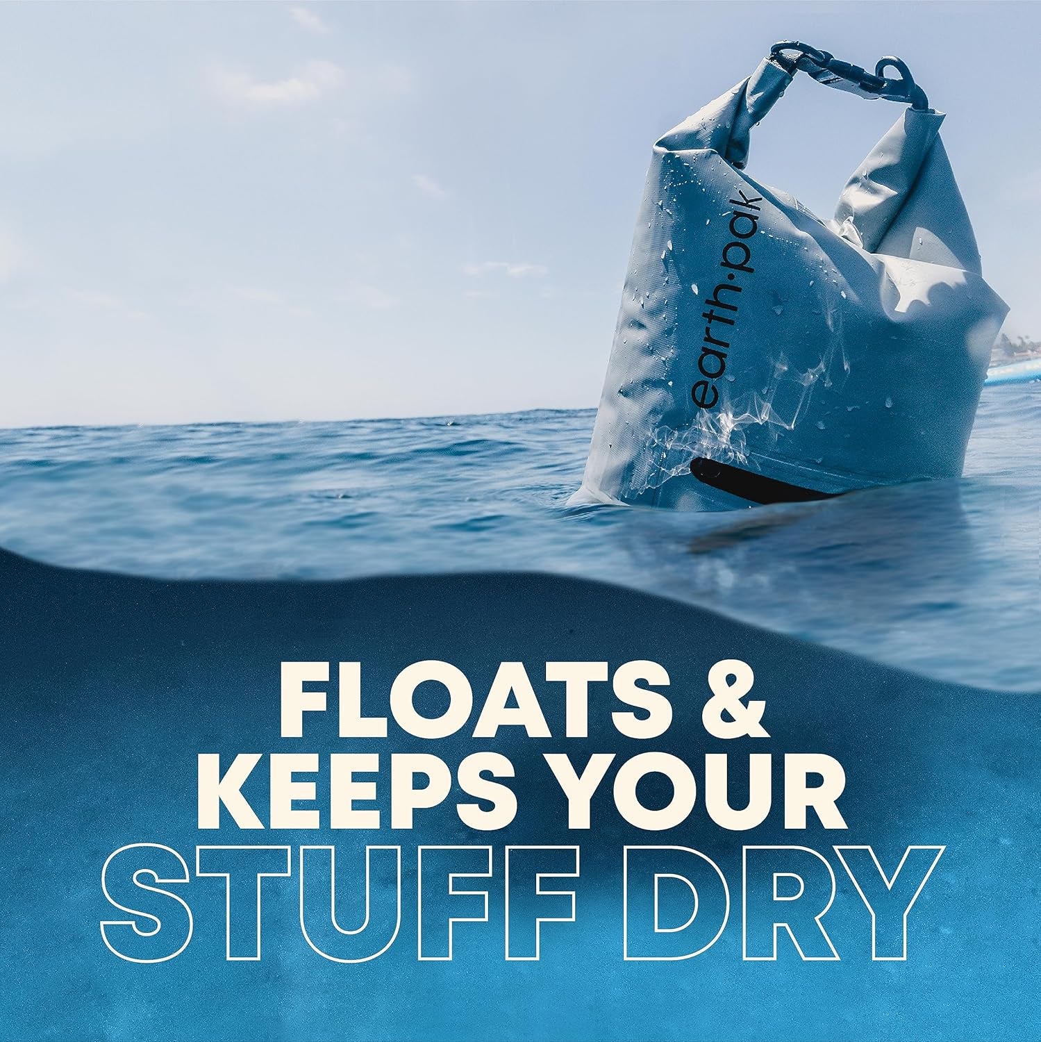 Ultimate Waterproof Dry Bag Backpack with Zippered Pocket - Keep Your Gear Safe and Dry!