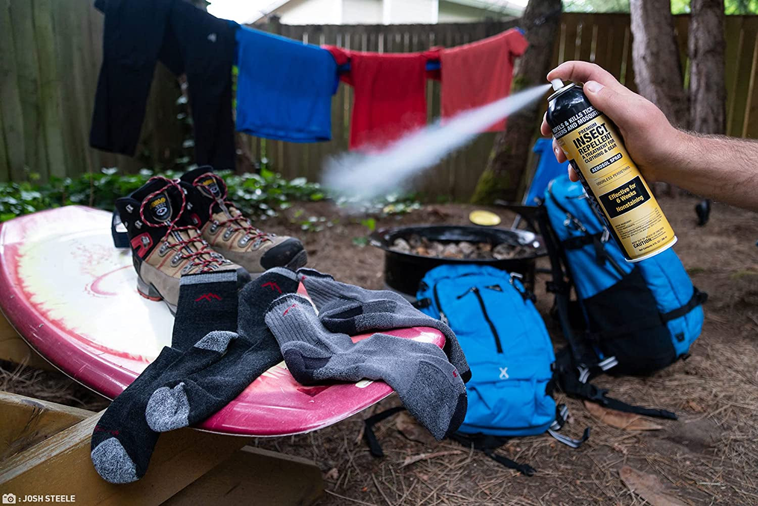 Premium Permethrin Insect Repellent Spray - Ultimate Protection for Clothing, Gear & Tents
