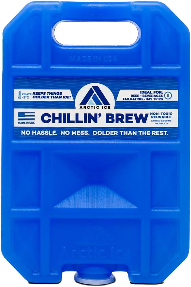 Chillin' Brew Series Long Lasting Reusable Ice Pack - Keep Your Beverages Ice Cold at 28°F for Ultimate Refreshment