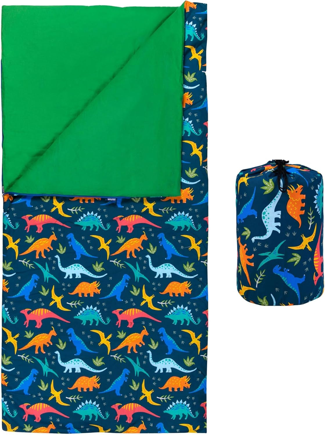 Cozy Jurassic Dinosaurs Kids Sleeping Bag – Perfect for School, Travel & Camping Adventures!