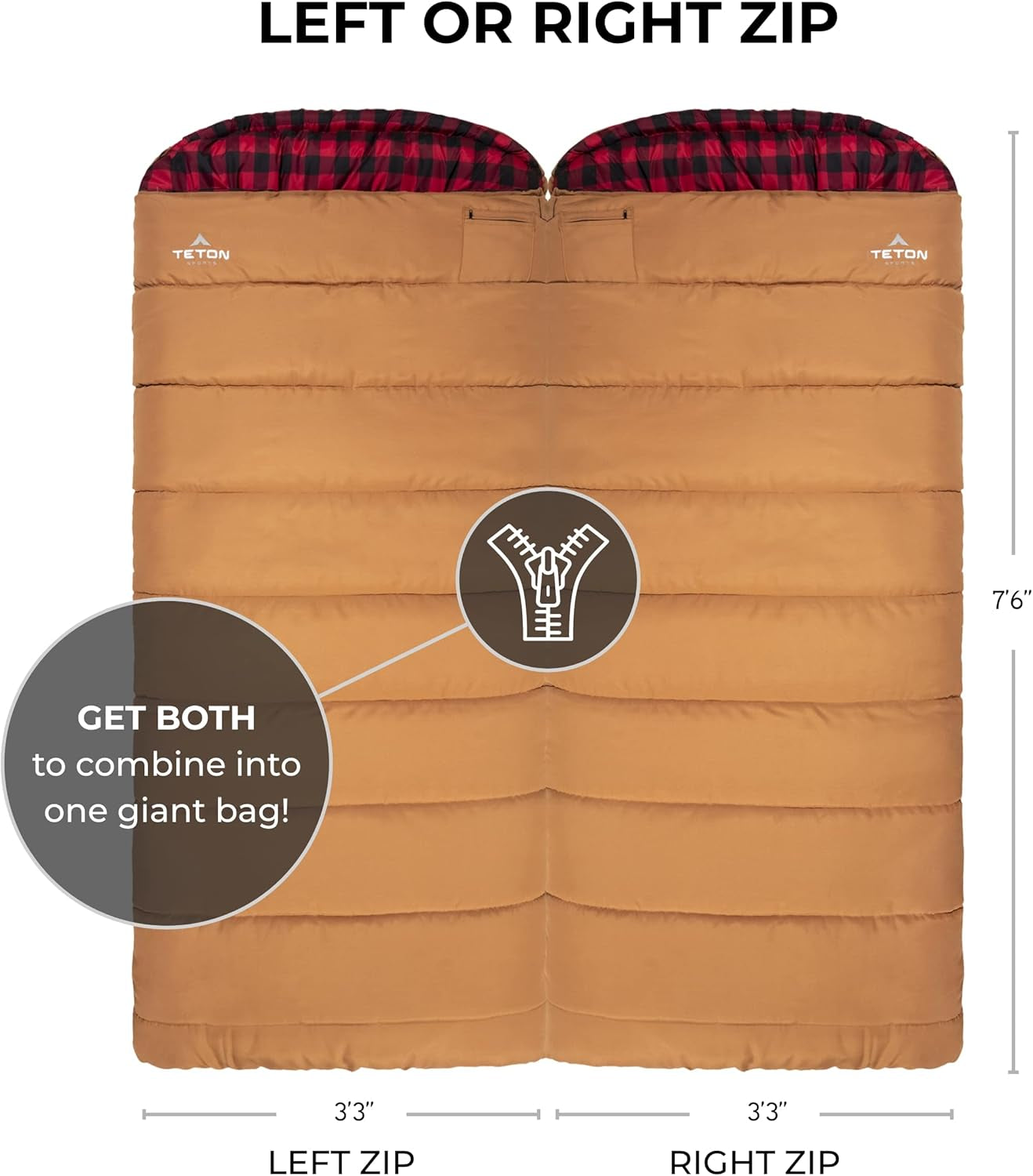 Experience Ultimate Comfort with the Deer Hunter -35F and 0F Degree Sleeping Bag: Perfect for Camping, Hunting, and Cold Weather Adventures