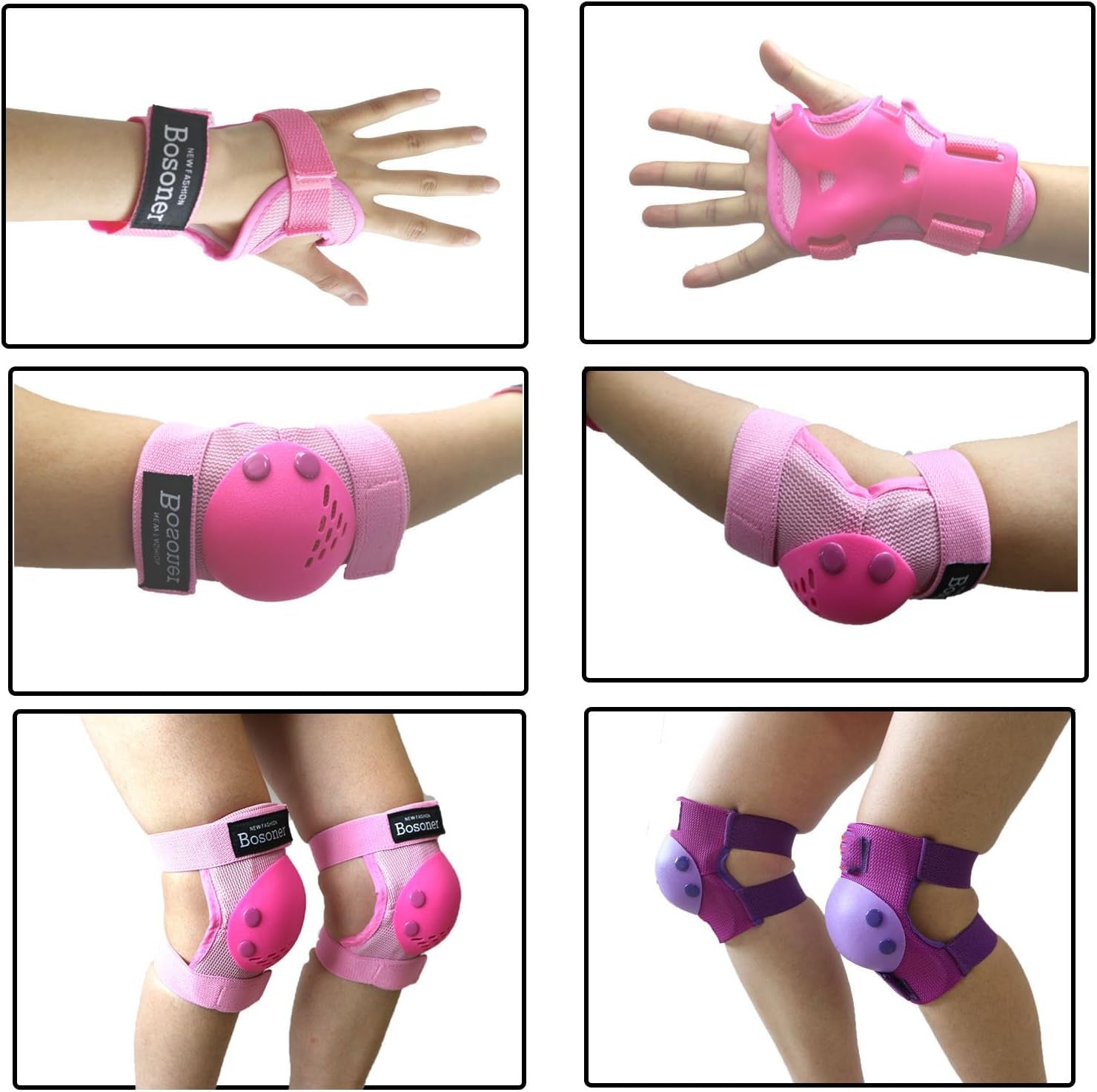 Ultimate Kids Protective Gear Set: Knee Pads, Elbow Pads, and Wrist Guards for Ages 3-15 - Perfect for Roller Skating, Cycling, BMX, Skateboarding, and Scooter Riding!