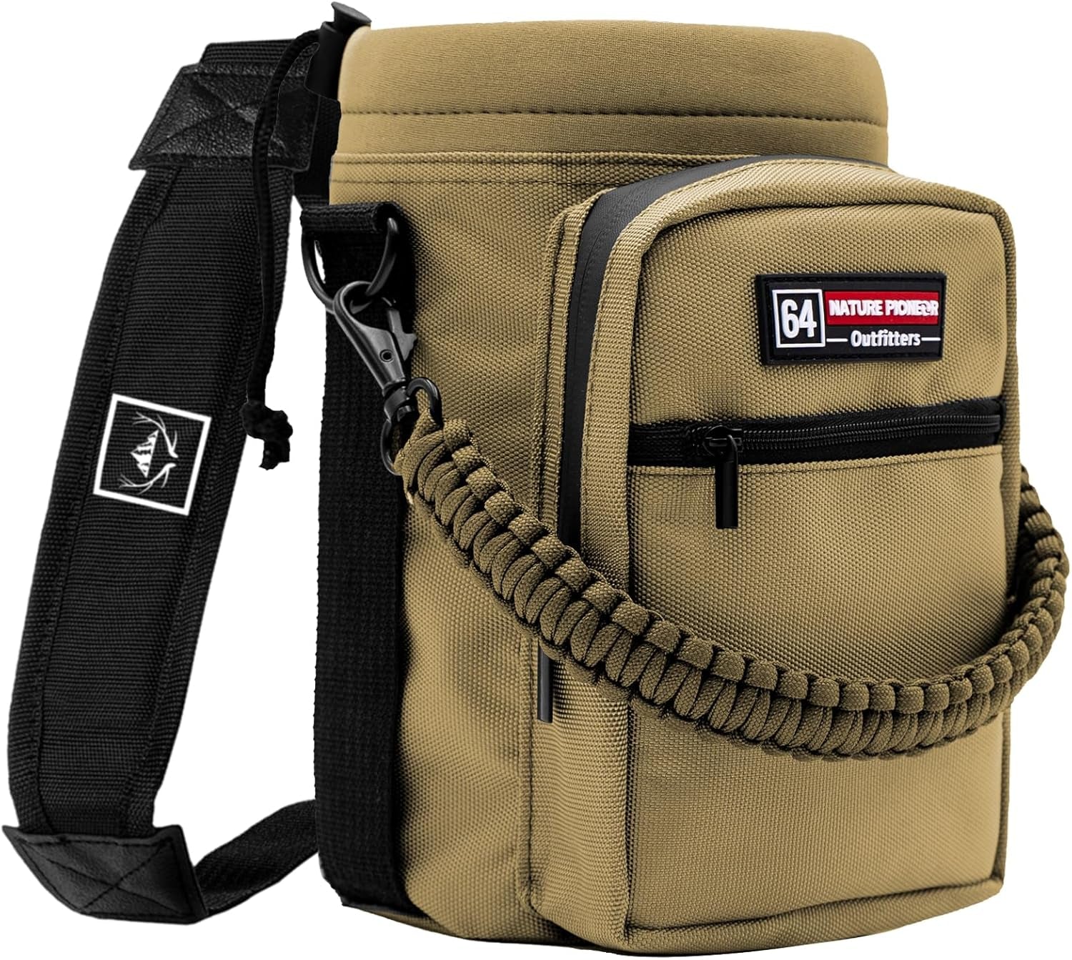 Ultimate Insulated Water Bottle Holder with Shoulder Strap - Perfect for 64oz & 128oz Sports Jugs, Ideal for Camping, Hiking & Gym Enthusiasts