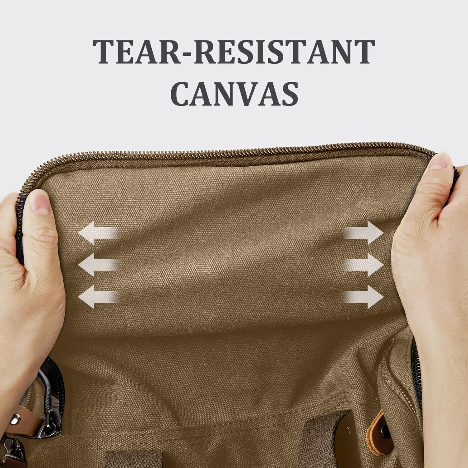 Versatile 60L Canvas Duffle Bag in Coffee - Perfect for Travel, Gym, and Weekend Getaways