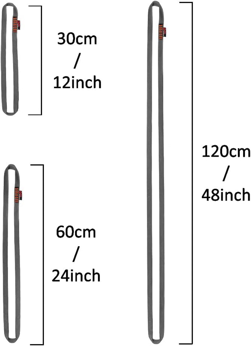 High-Strength 16mm Nylon Sling Runner - 22kN Certified for Ultimate Durability and Versatility