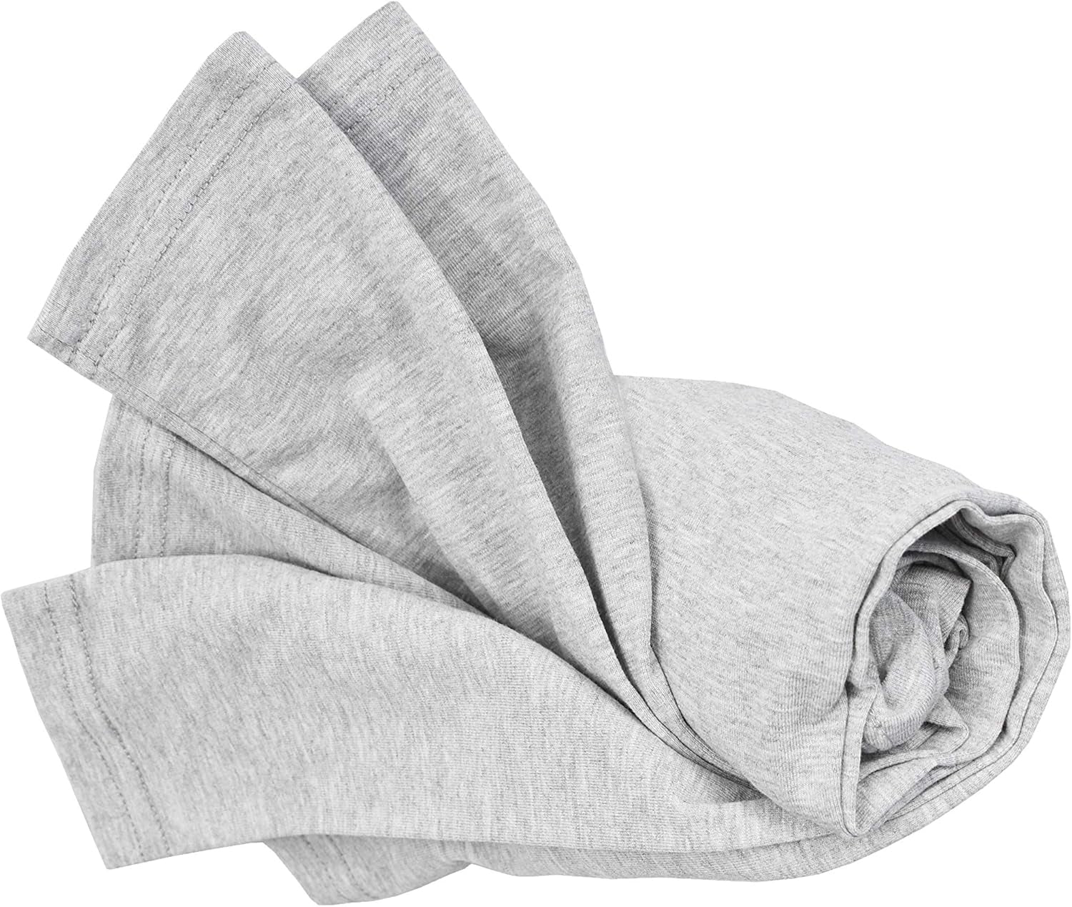 Comfort Meets Style: Women's Long Sleeve Under Scrub Tee - Pack of 3 in Heather Grey