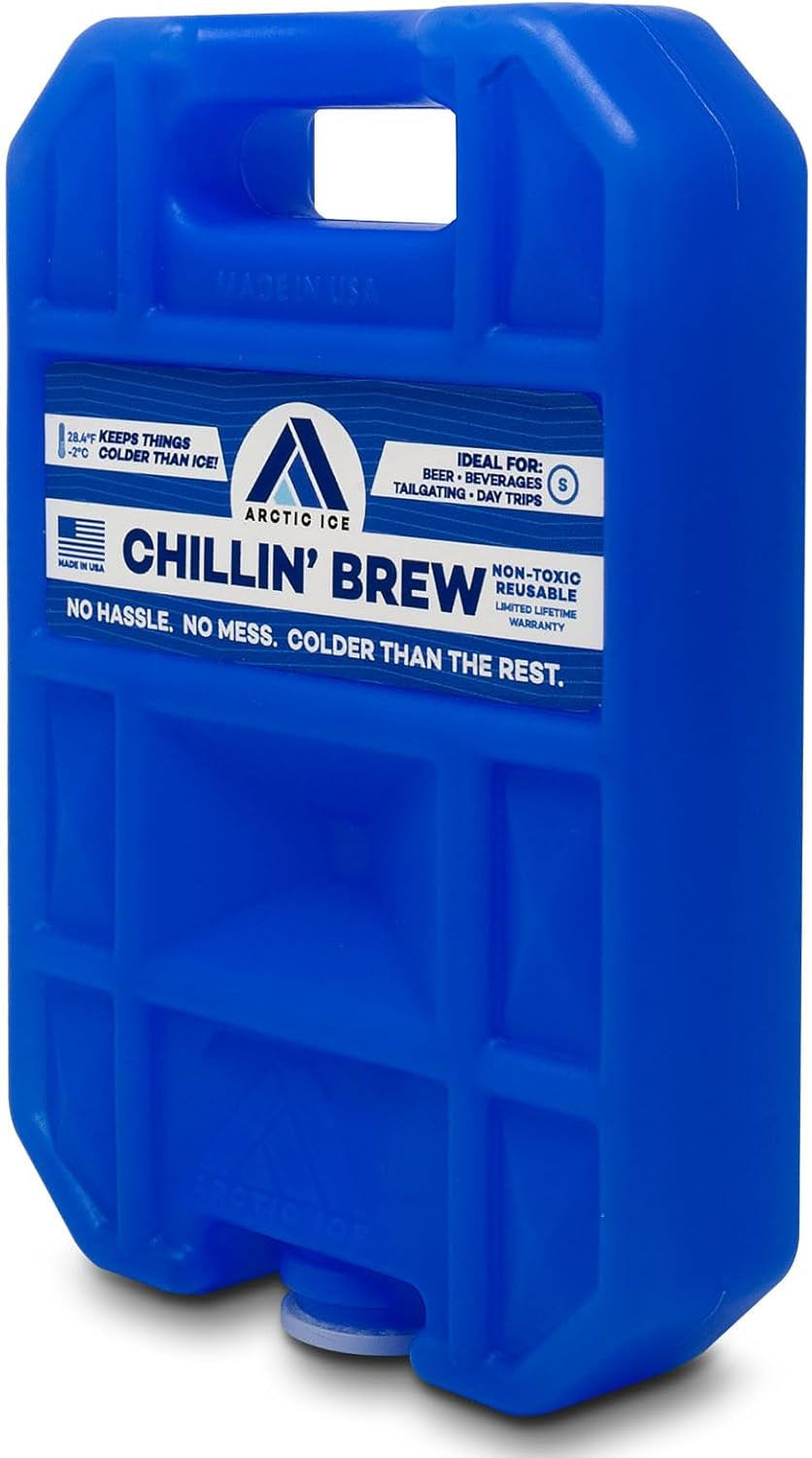 Chillin' Brew Series Long Lasting Reusable Ice Pack - Keep Your Beverages Ice Cold at 28°F for Ultimate Refreshment