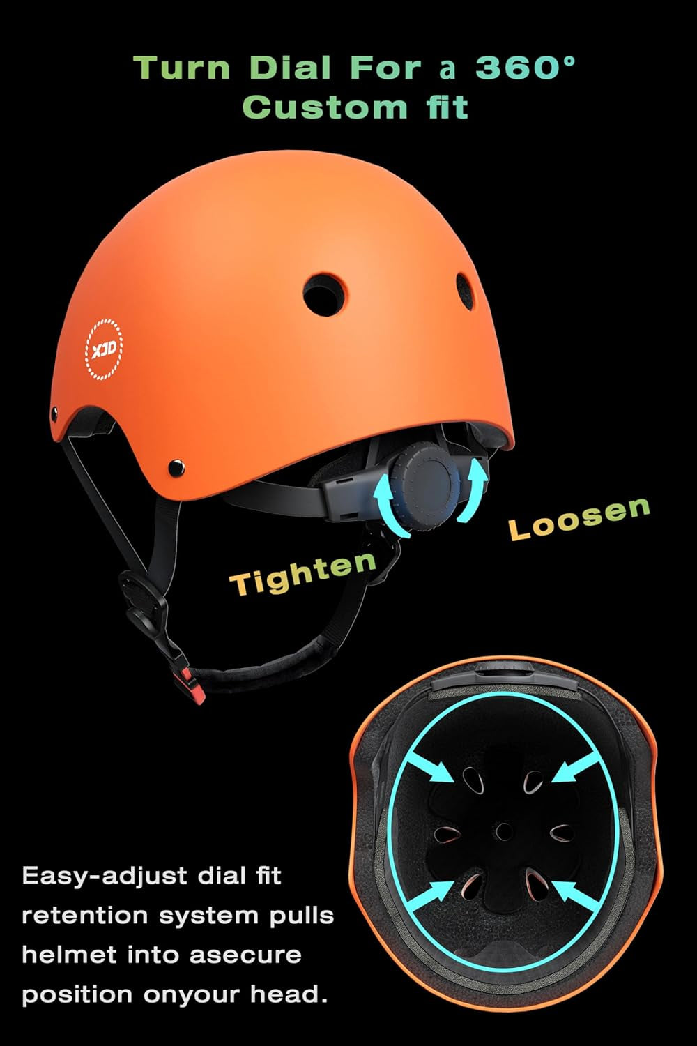 Kids Bike Helmet,Multi-Sport Protective Gear Set for 3-5-8-14 Years Boys Girls with Knee and Elbow Pads Wrist Guards Fit Roller Skates,Cycling,Skateboarding,Skating Scooter