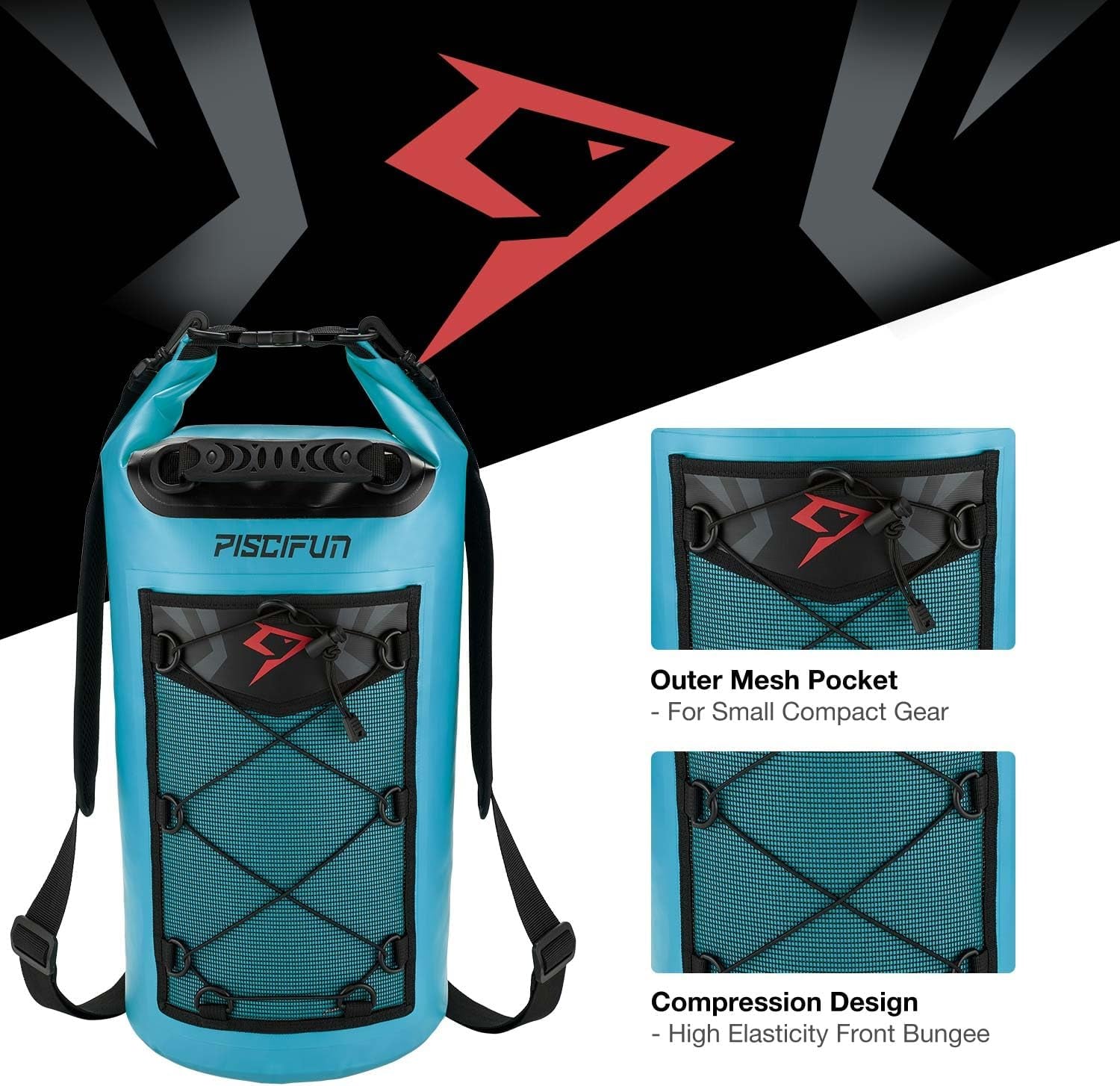 Ultimate Waterproof Dry Bag Backpack with Phone Case - Perfect for Boating, Kayaking, Fishing and More!