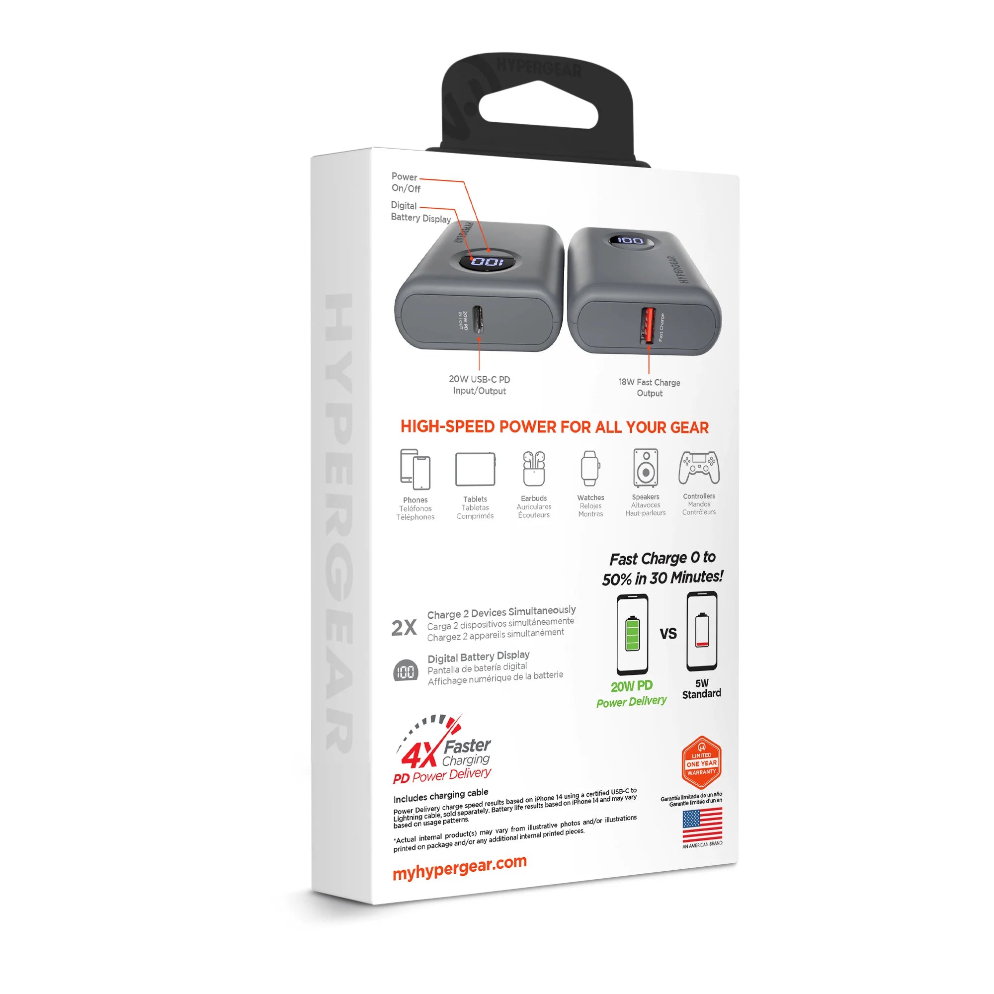 Power Up Your Life with the Hypergear PowerPack PRO 10,000mAh 20W Fast Charging Power Bank