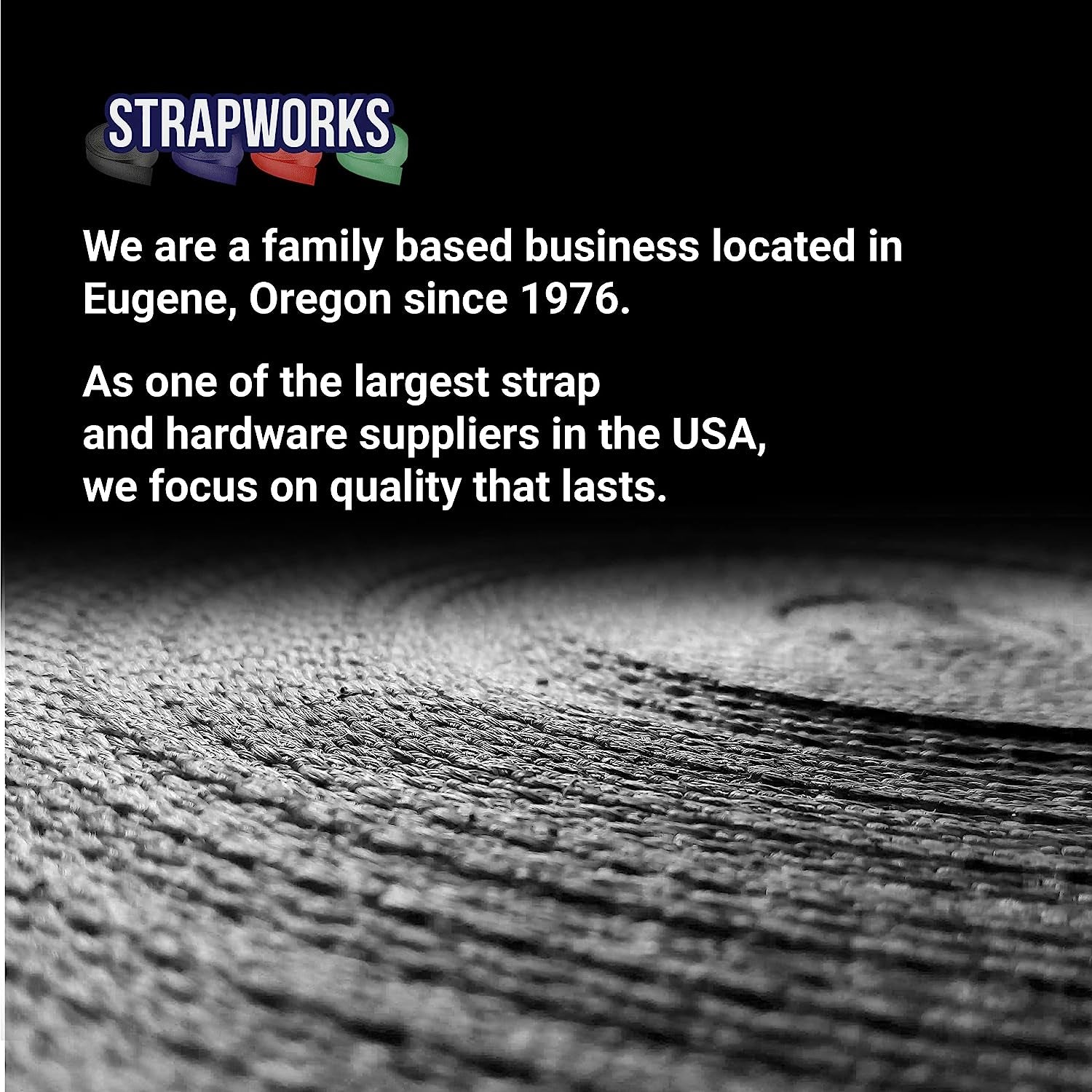 Heavyweight Polypropylene Webbing - Heavy Duty Poly Strapping for Outdoor DIY Gear Repair, 3/4 Inch